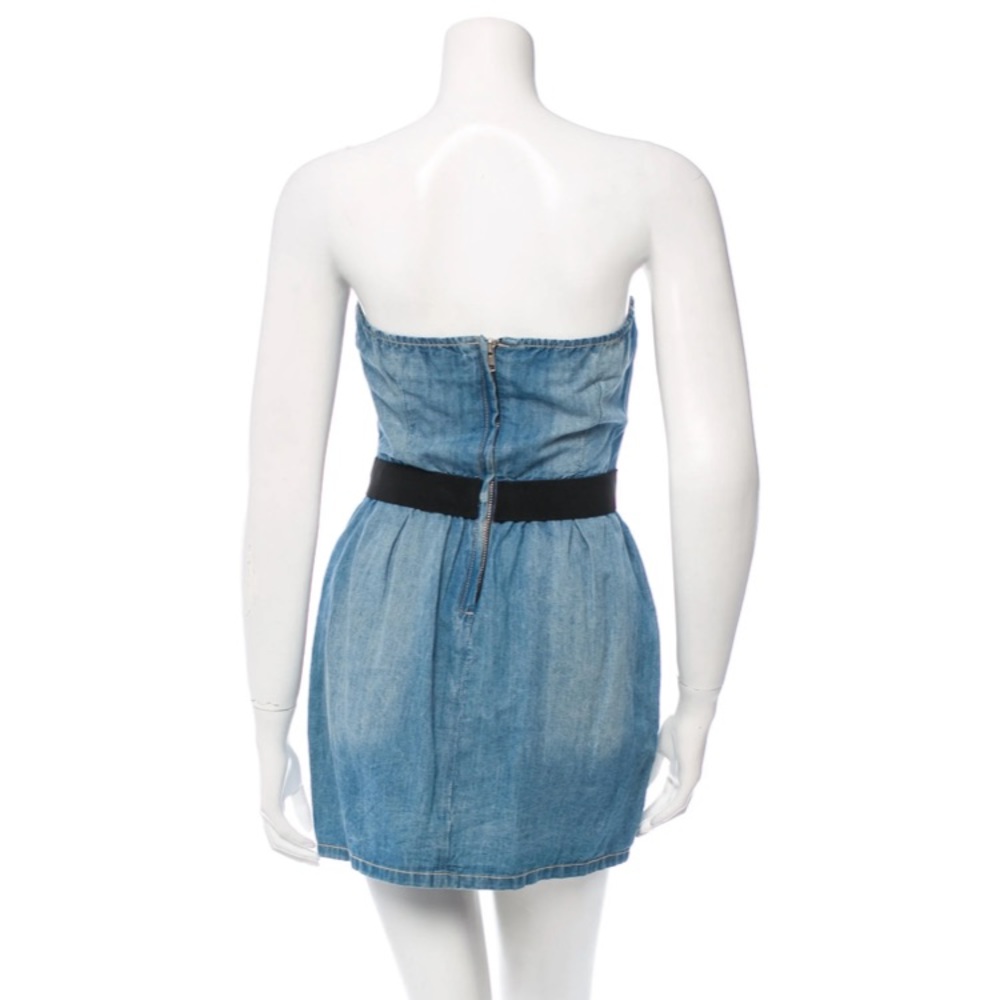 Chambray, strapless mini dress by Isabel Marant - Picture 3 of 3